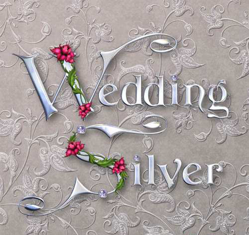 Wedding Silver Alphabet